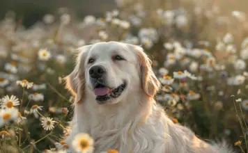 Golden Retriever blanc : caractéristiques, soins et conseils d’élevage