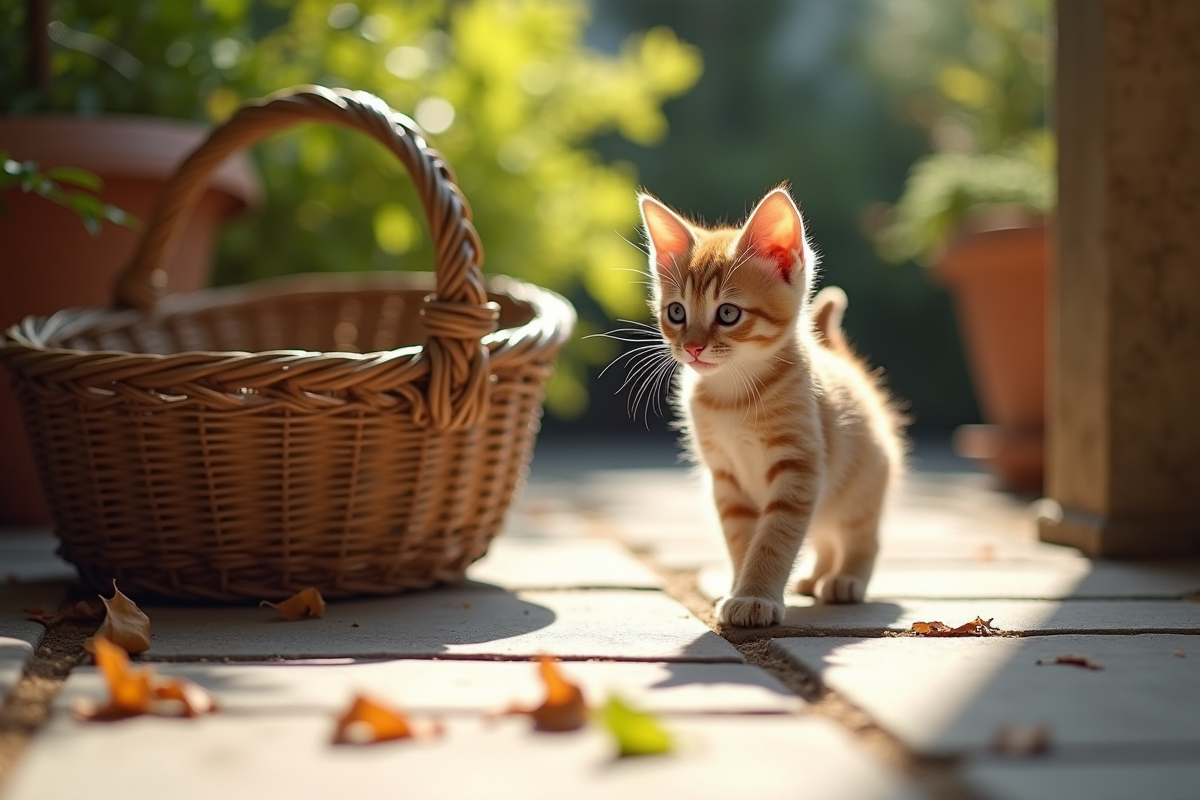 Chaton de 10 semaines sortant d