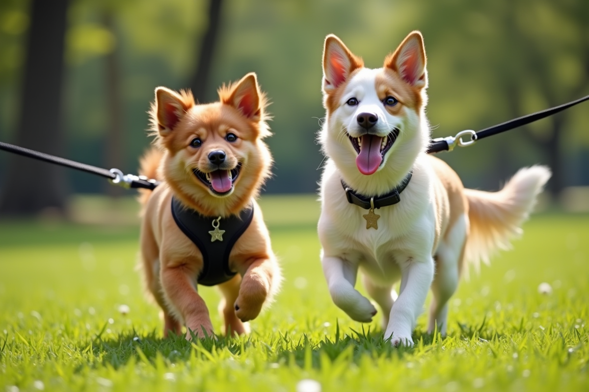 chien harnais
