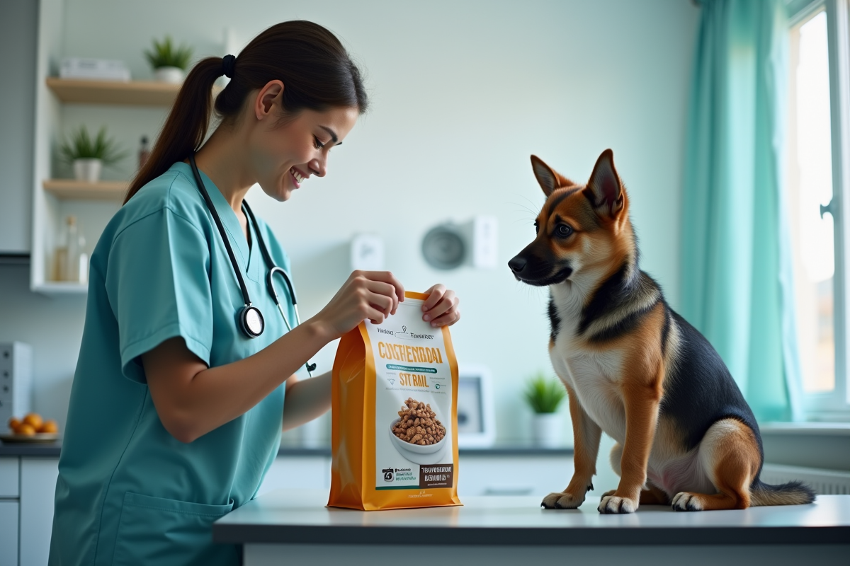 chien croquettes