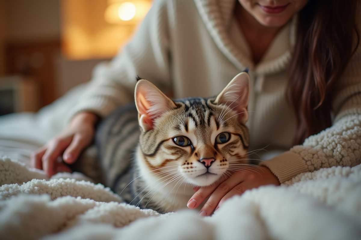 chat heureux