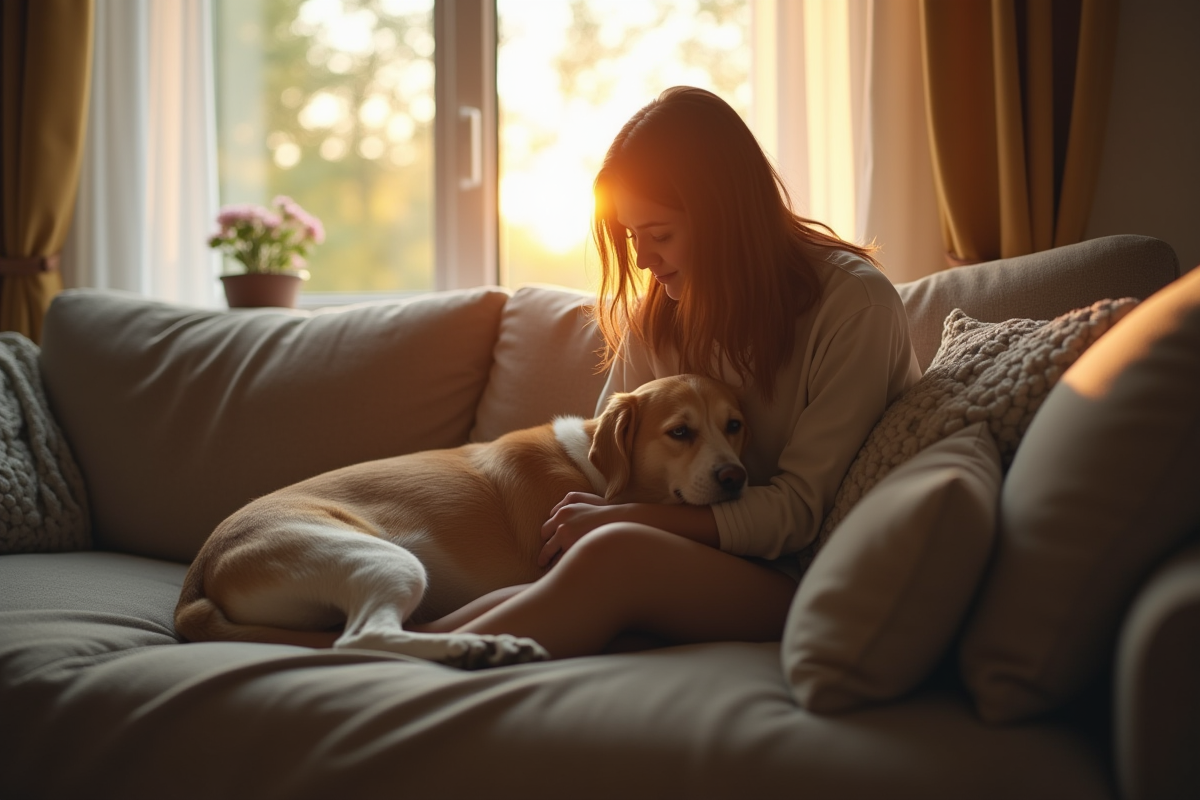 chien malade
