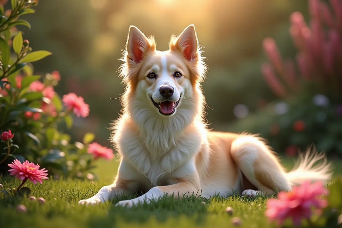 chien élégant