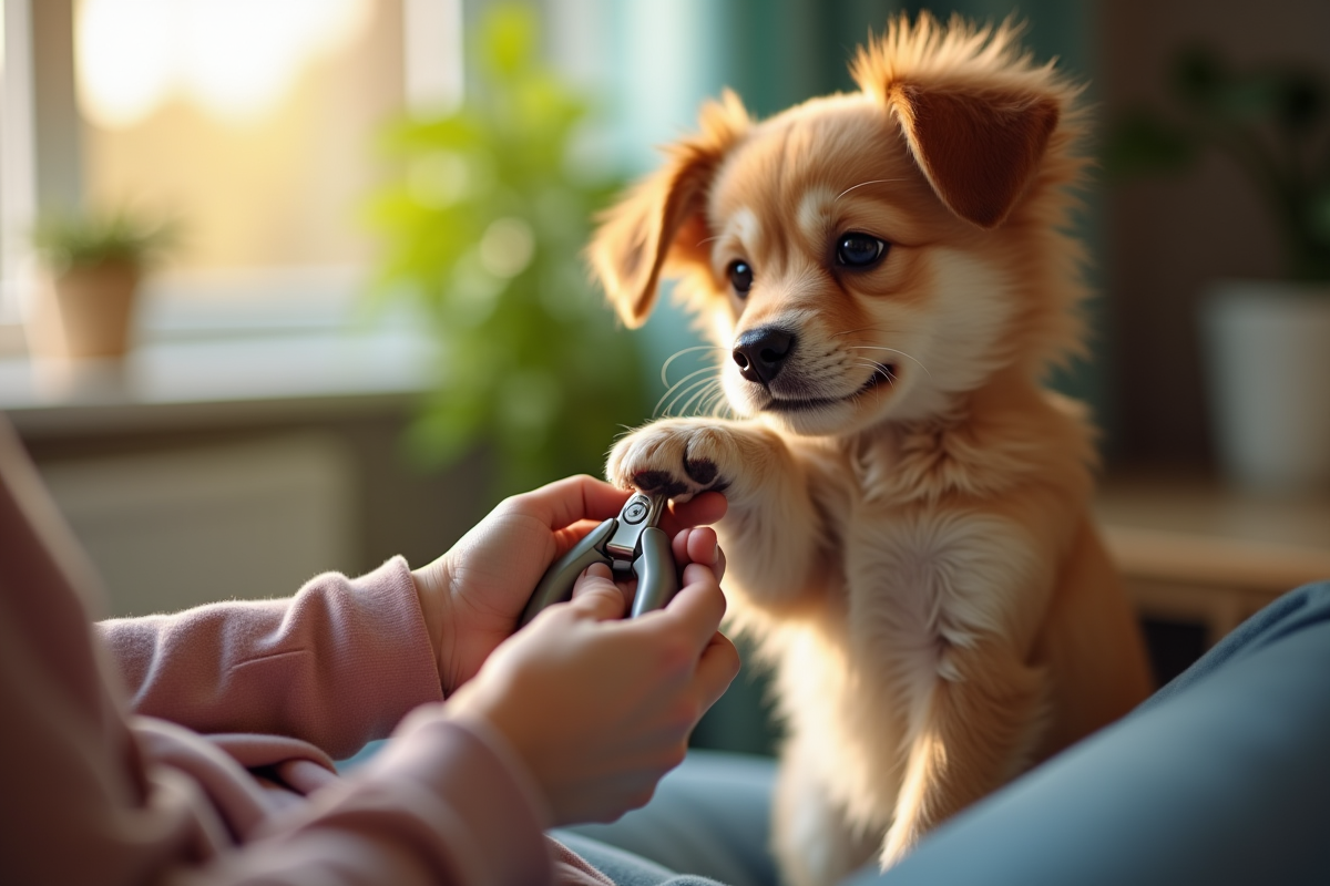 chien  coupe